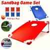 2 Game Boards + 6 Bean Bags Portable Artificial Jade Cornhole, for backyard games and party fun for backyard games and party fun