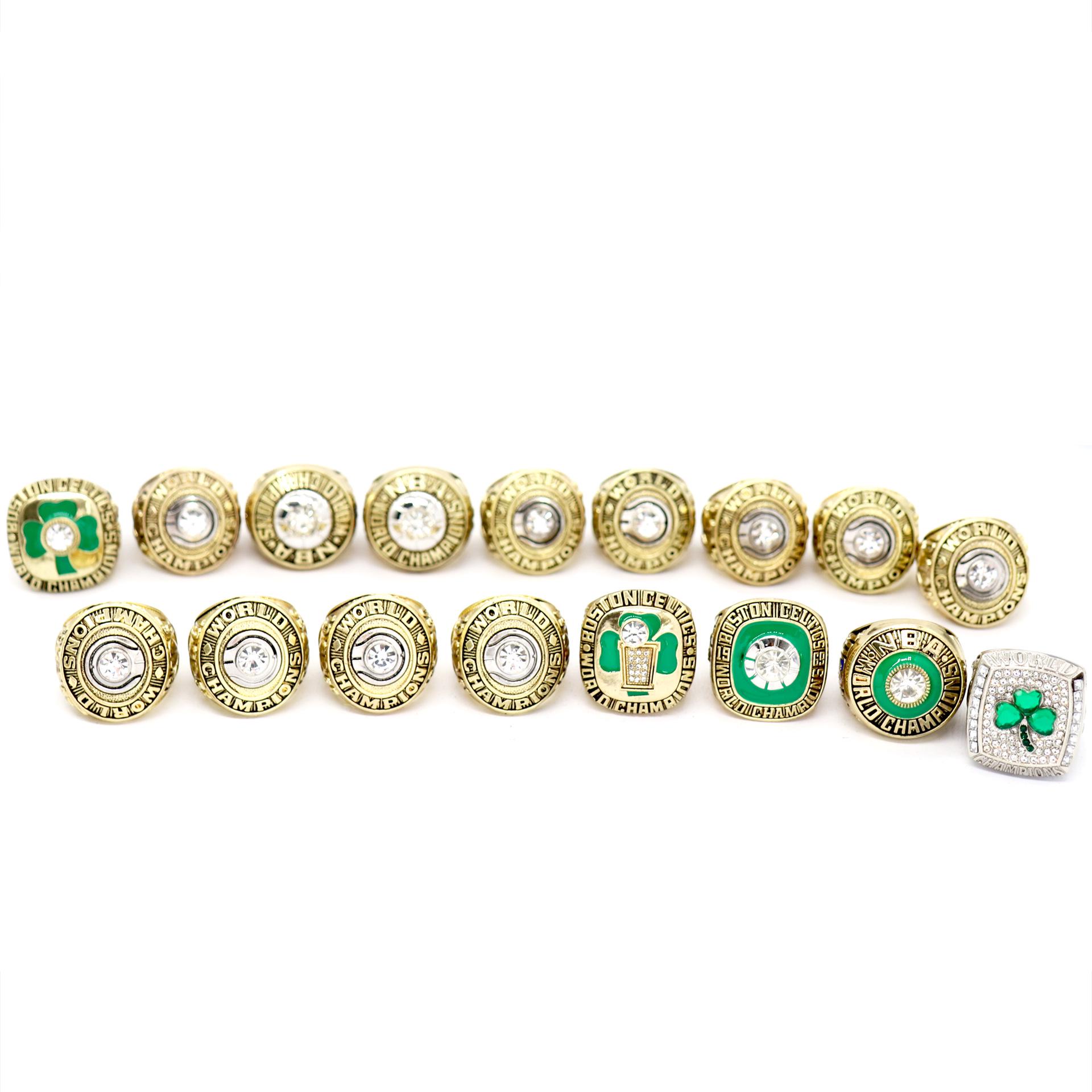 17th Edition Boston Celtics Championship Ring Set Size 10