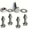 560-piece stainless steel hex bolt, nut, spring, and washer set, M3, M4, M5, and M6, lengths ranging from 10mm to 40mm.