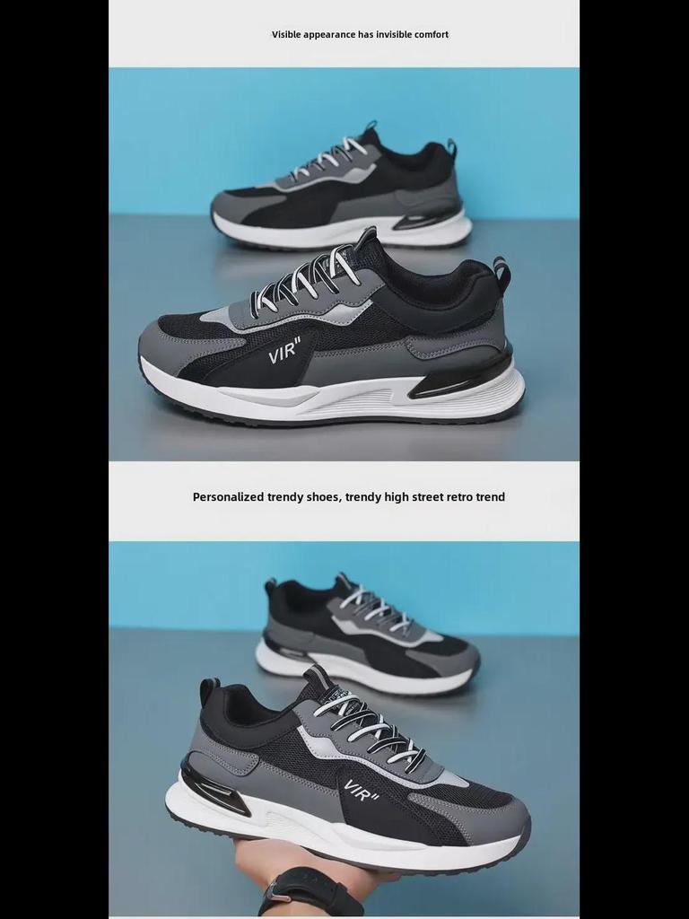 Men Sneakers Sports Shoes Breathable Comfortable Shoes Outdoor Hiking Shoes Running Shoes