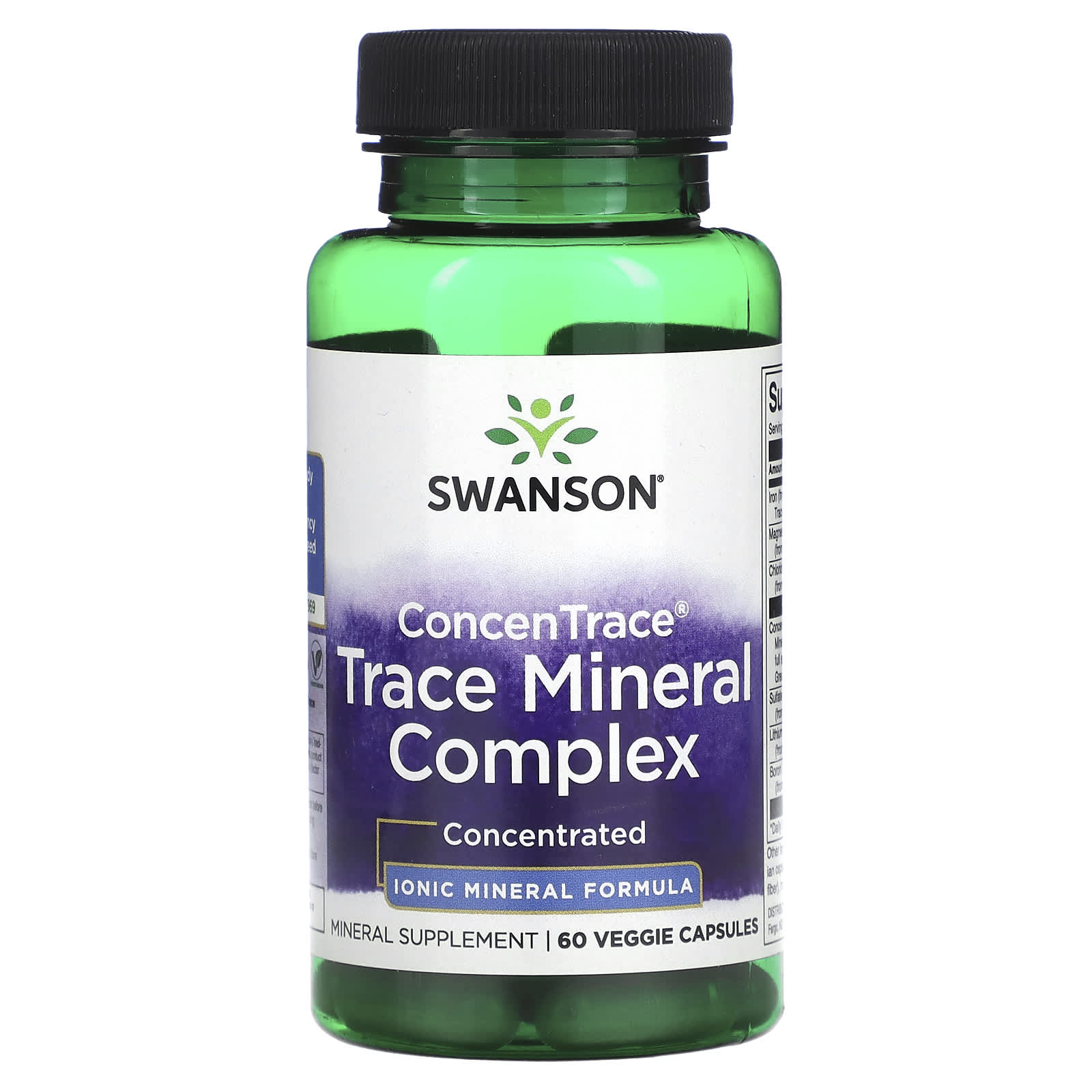 

Concentrace Trace Mineral Complex, 60 Veggie Caps