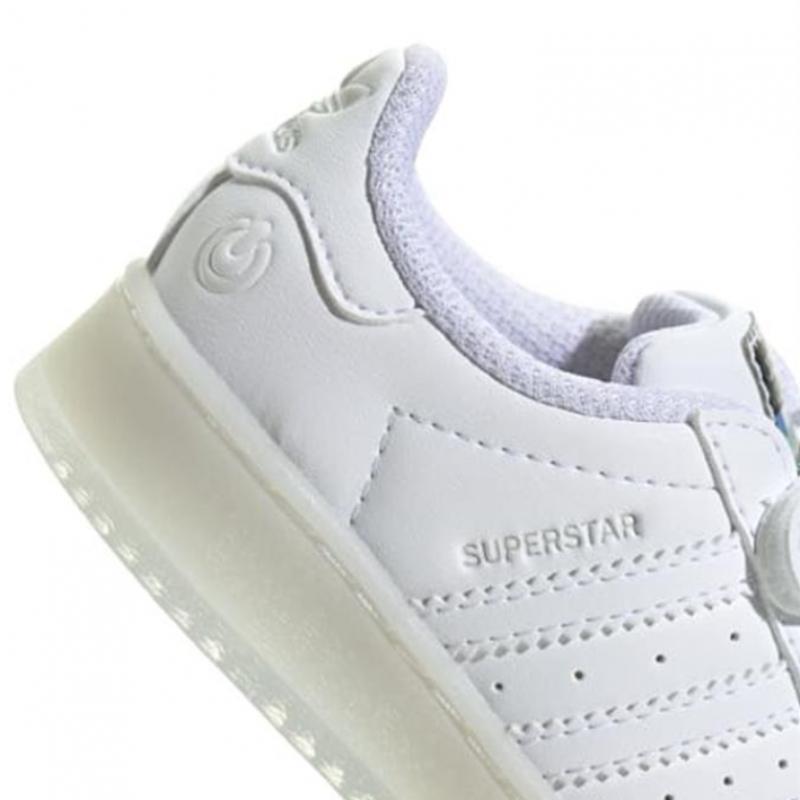adidas gazelle silver green womens Pre School adidas Superstar LED Lights Shoes - Black main image 0