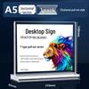 Magnetic A5 T-Shape Acrylic Display Stand