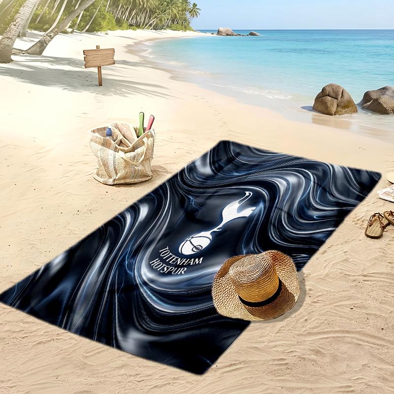 Tottenham Hotspur Printed Beach Towel Quick Dry Soft TowelPortable Large Rectangular Beach Blanket for Travel Swimming Pool