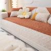 Plush Sofa Cushion Winter Antislip Cushion Korean Ins Leather Sofa Cover Cover Cloth Winter Blanket