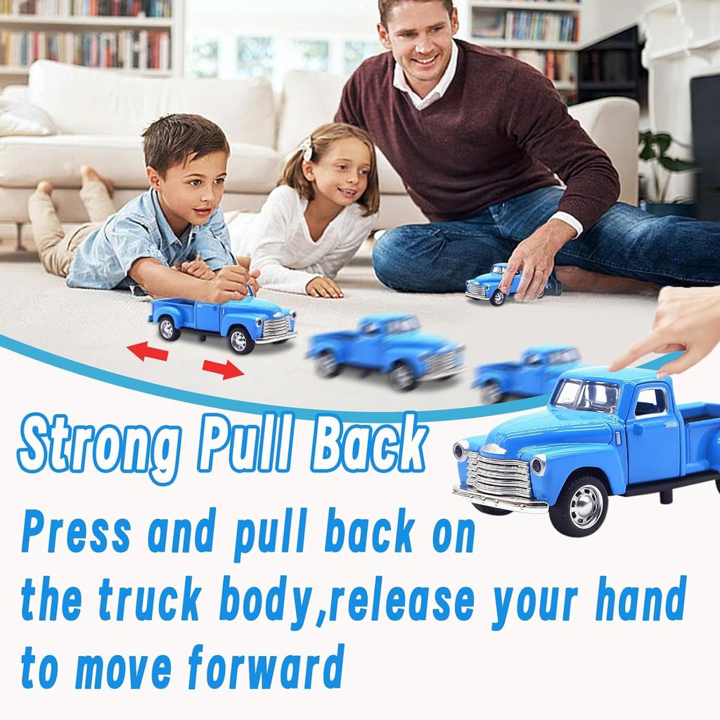 Die-cast Model Toys,Car Alloy Ford Pickup Trucks,Classical Vintage Metal Models,Dining Table Decorations, Home, Car, Office, Children, Gift Sky