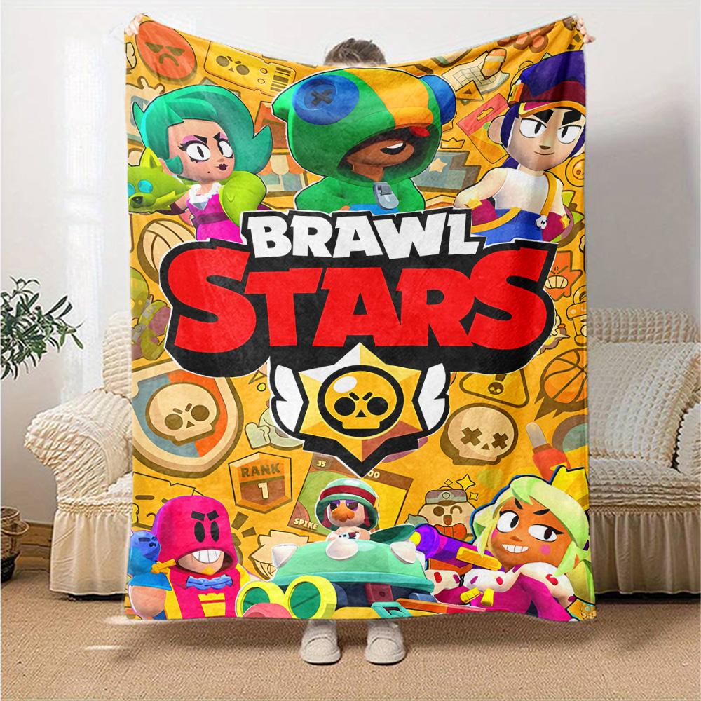 Brawl Stars Blanket Ultra-Soft Perfect for Couch Bed Seaside for All Seasons Stylish Decor Birthday Christmas Gift Blanket