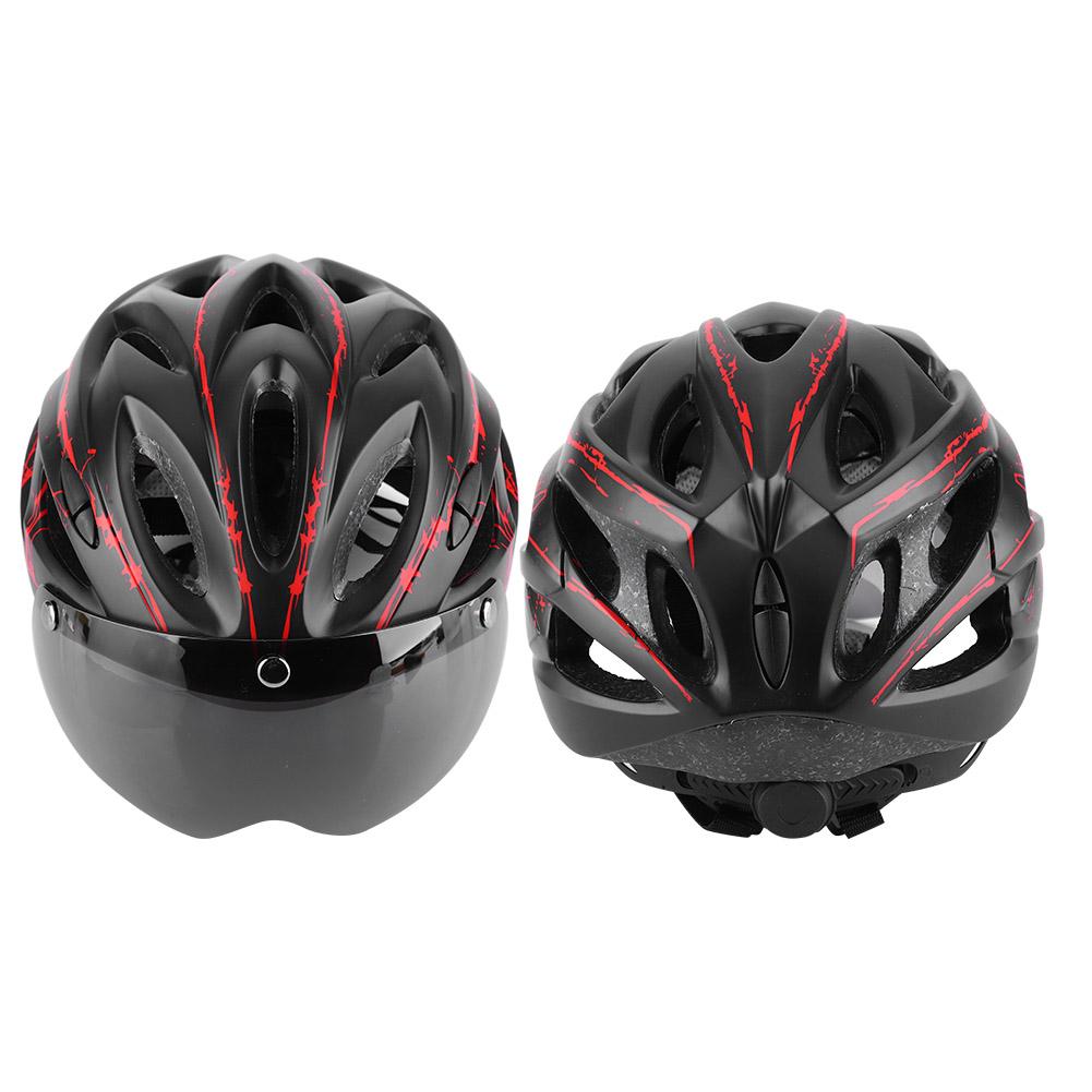 Sicherheitshelm für Erwachsene Mountain-Rennrad Leichtes Fahrradzubehör mit Brille