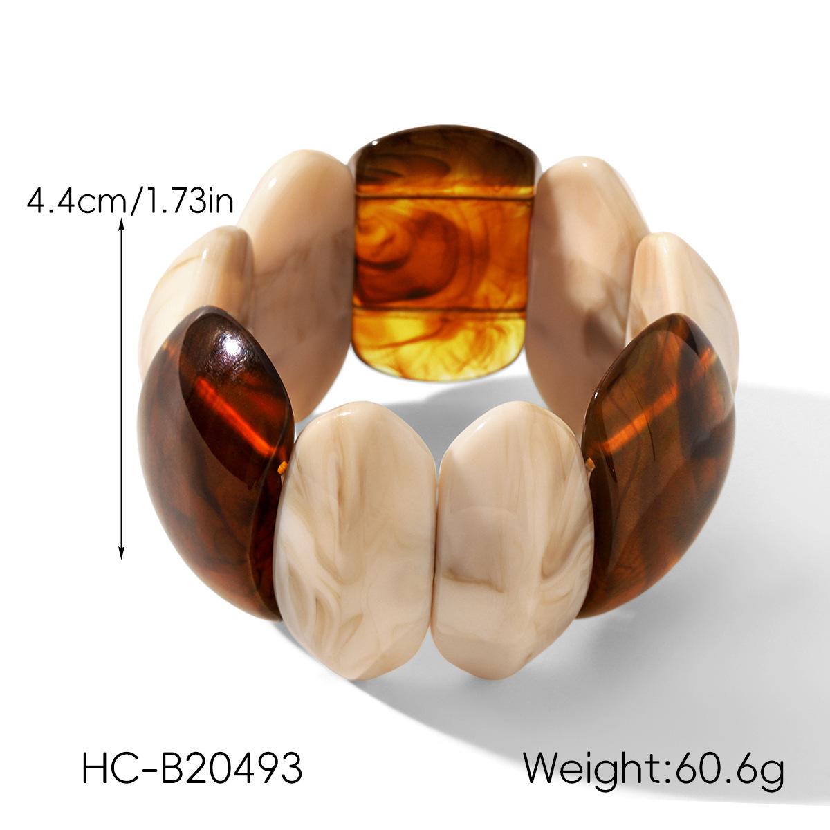

Unique Maillard-style amber bangle, light luxury niche wide-band bracelet, versatile high-end hand jewelry молочный белый