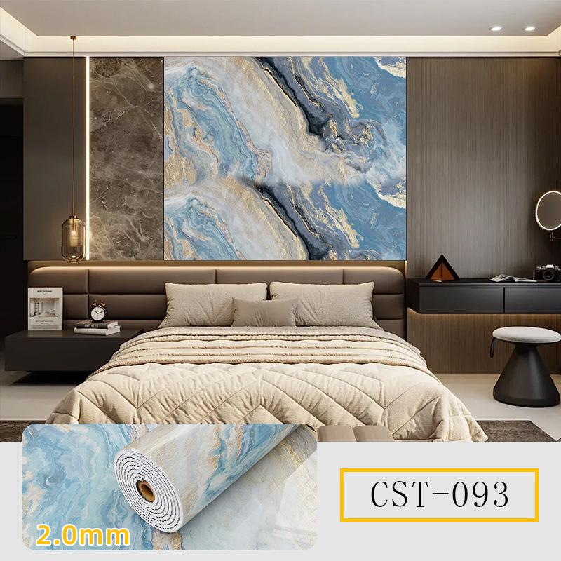 Roll-up Fliesenaufkleber Tapete Selbstklebend Wasserdichte Tapete Verdickter Marmor Verdickte Rolle Dekorative Wandaufkleber