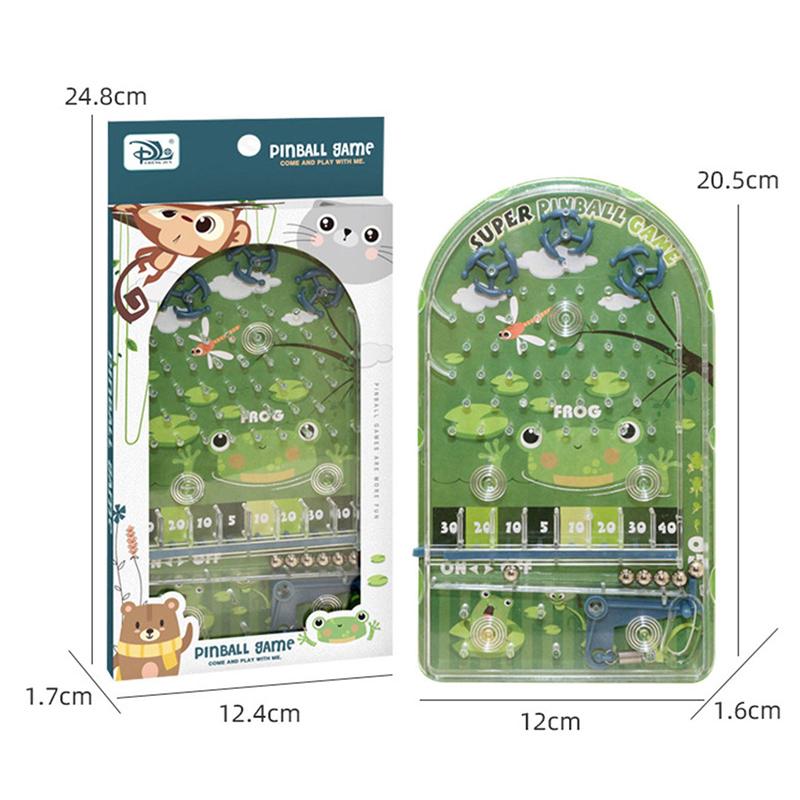 Mini Flipper Desktop-Spiele Maschine Cartoon Kinder Geschenke Lernspielzeug Basketball Labyrinth Perlen Auswurf Peer-Interaktion