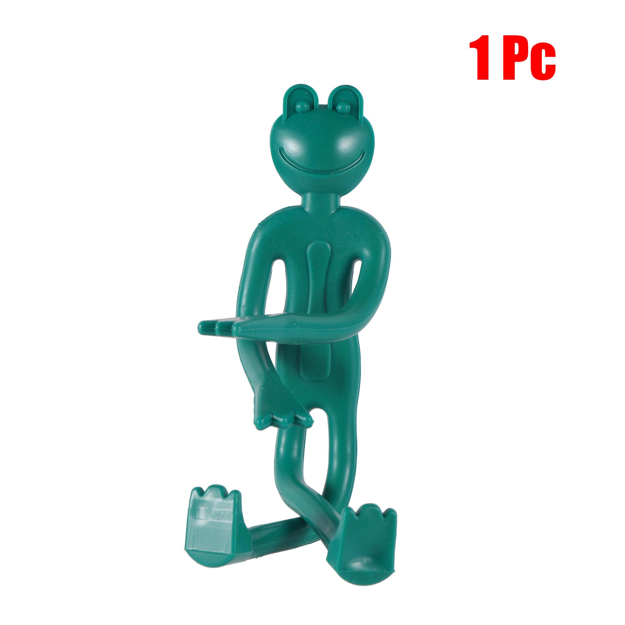 

Frog Shaped Plant Ties Garden Flower Vegetable Planting Vine Stem Branch Correction Climbing Fix Clips Reusable Cable Wire Ties
