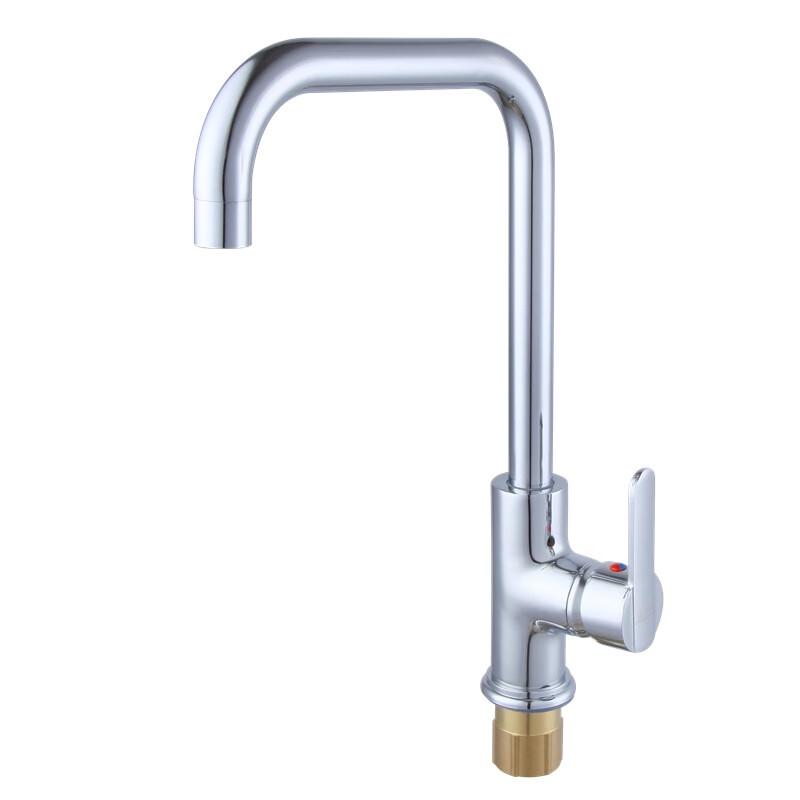 Wolf's Kiss C-Style All-Copper Kitchen Faucet