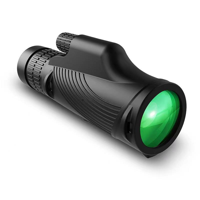 Foreign Trade 10-30*42 Zoom Monocular Binoculars with Double Focusing and High-definition Large-caliber Binoculars Can Be Equipped with Wristbands.