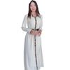 2024 Autumn Women's Color Block Polo Collar Waist-Hugging Long-Sleeve Dress