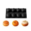 8 Cavity Orange Shape Cake Mold Non-stick 3D Silicone Mold Pudding Jelly Mold  DIY Candle Making