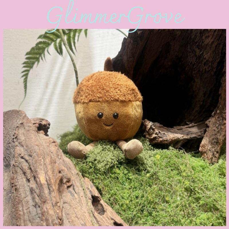 Chestnut Toy Plush Cartoon Plant Backpack Pendant Keychain Child Gift Festival