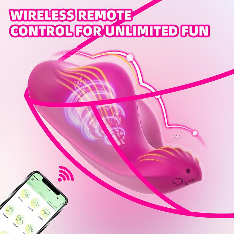 APP Control G Spot Wearable Panty Vibrators Silicone Clitoral Vagina Stimulator Adult Sex Toys with 9 Vibrating Modes for Women