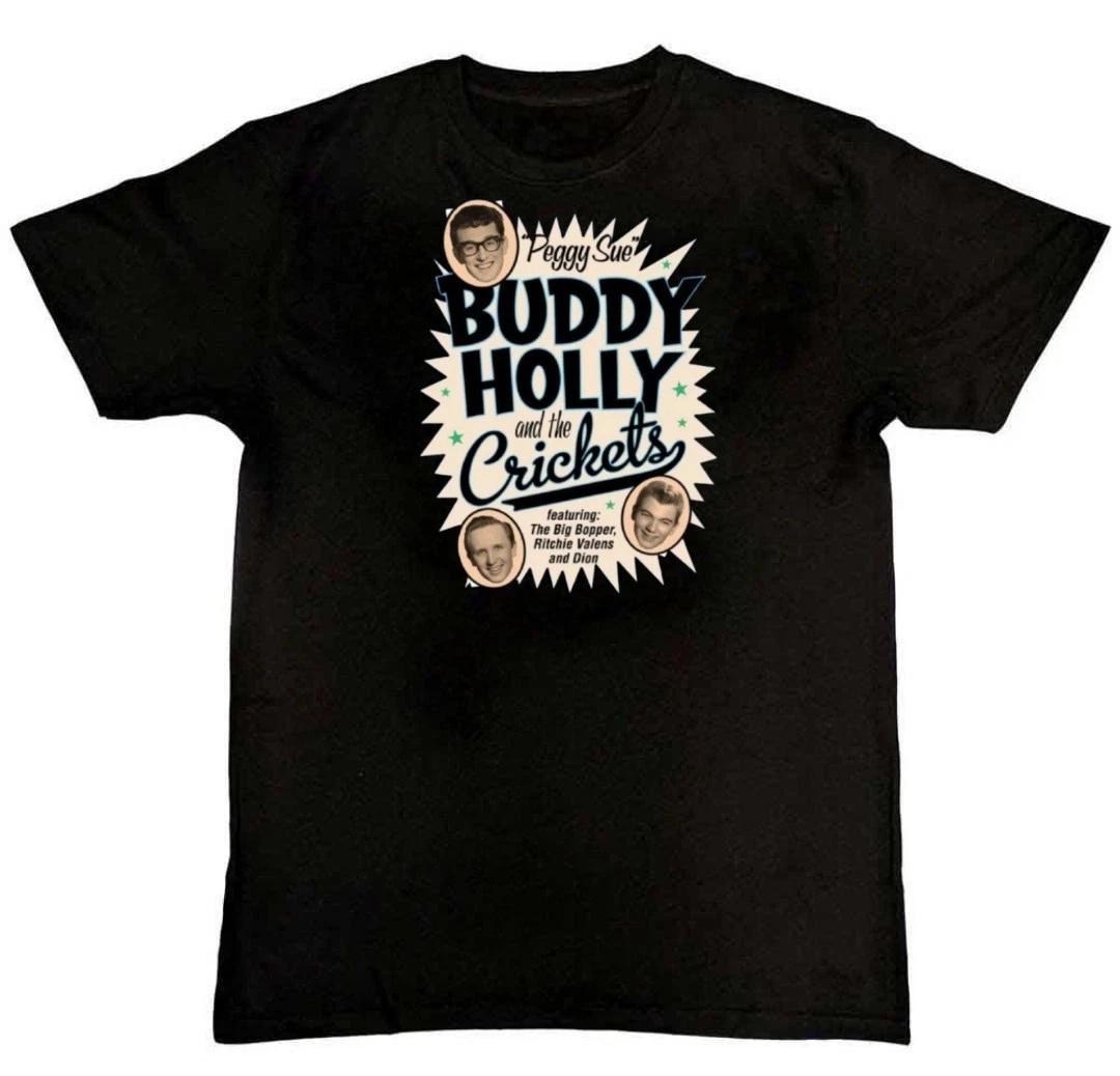 

Buddy Holly Graphic Print Unisex Mens 100% Cotton T-shirt Mens Tees Top L