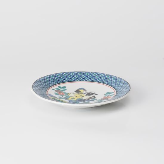 Kutani Ware Iwataya Shaun the Sheep Small Plate In the Ko-Kutani Style SS-01