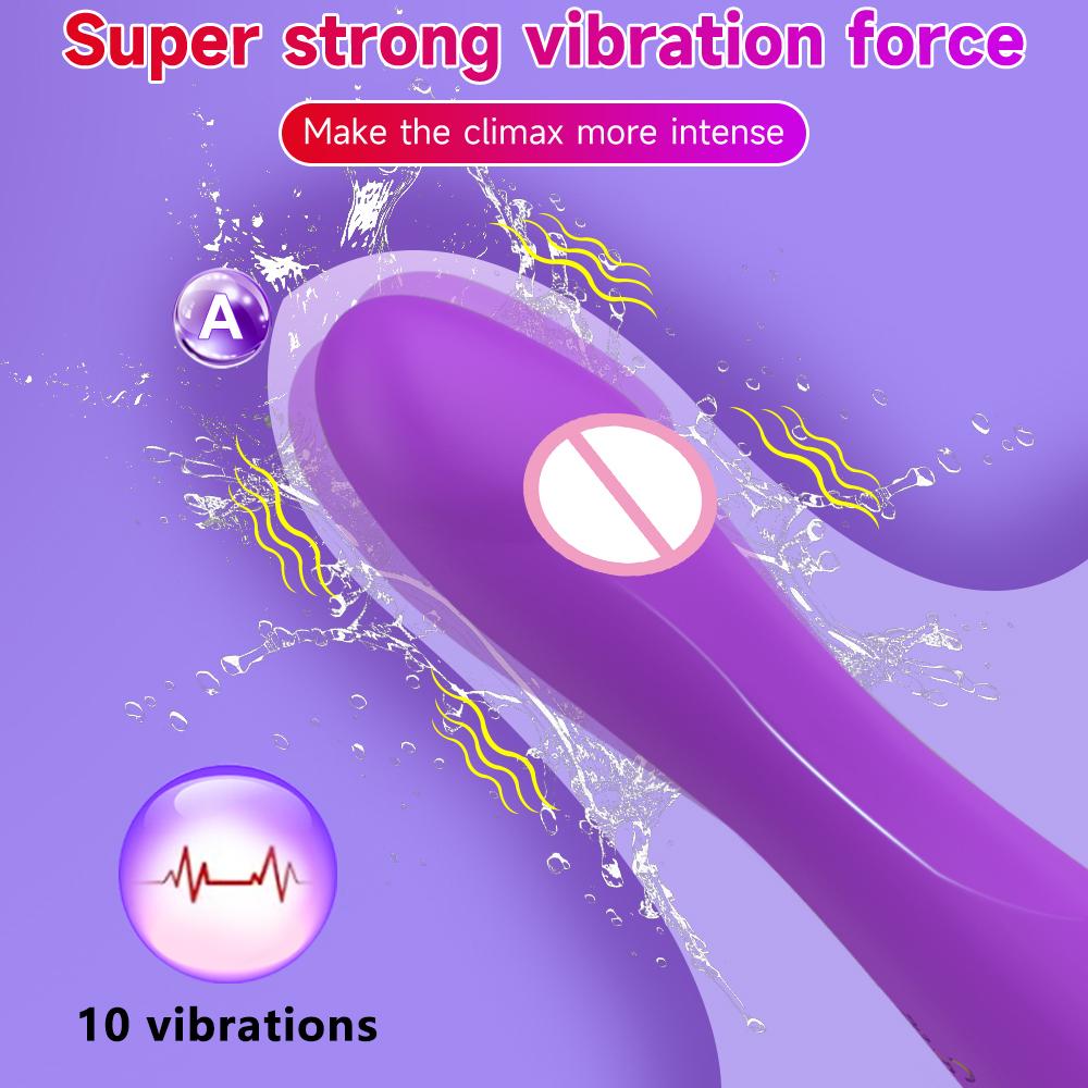 Realistic Dildo Vibrator G Spot Clitoral Stimulator with 10 Powerful Vibration Adult Sex Toys for Women and Couples Pleasure