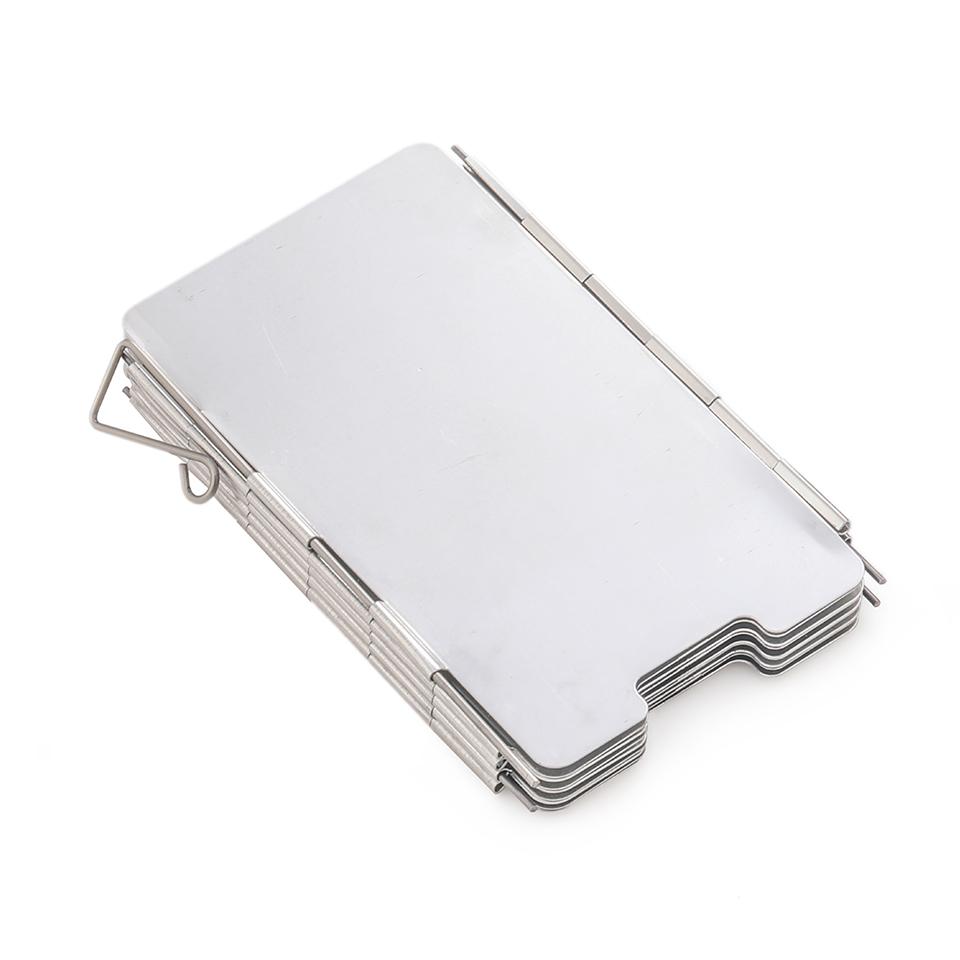 

Открытый мини-насадка из 9 предметов, ветровое стекло, расширенное складное ветровое стекло, портативное оборудование для кемпинга, аксессуары для плиты Mini 9 piece