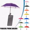 Mobile Phone Holder Sunscreen Umbrella Clip Bike Handlebar Rain Resistant Waterproof Motorcycle Mobile Phone Fixed Sunshades