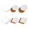 Sublimation Car Cup Coaster Round Square Blank With Corks Ceramic Stone Coaster