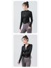 Autumn Winter Yoga Jacket - Long Sleeve, Quick Dry, Elastic Fitness Top for Running