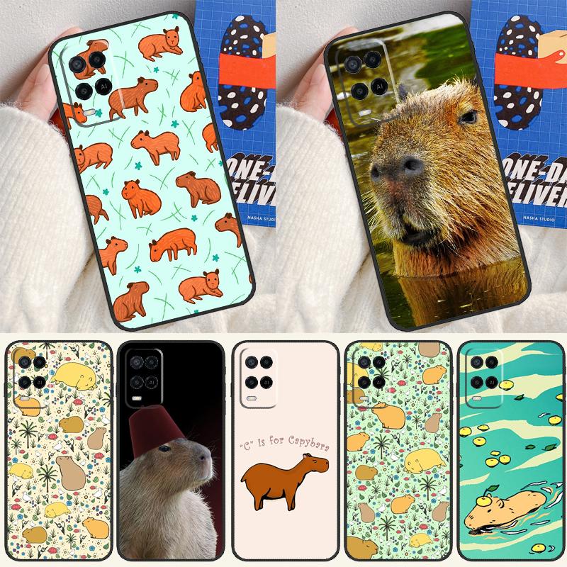 Capybara Lovely Animal For Oppo A54 A57 S A78 A58 A98 A5 A9 A91 A15 A16 A17 A52 A72 A76 A96 A74 A94 A77 Phone Case