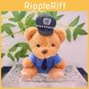 Adorable Plush Bear Keychain With Ultra Soft Short Plush Fabric For Kids And Collectors
