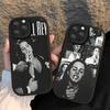 Kryt na telefon zpěvačky Lany Del Rey pro IPhone 11 12 13 14 15 16 Pro Max Mini Plus Měkký kožený kryt