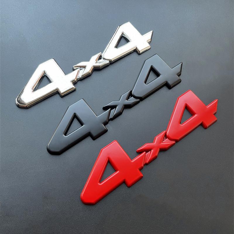 1Pc 3D Metal Letters For Car Trunk RC 4X4 Stickers CJ7 XJ Off Road Crawler Compas Grand Cherokee Wrangler 4X4 Accessories