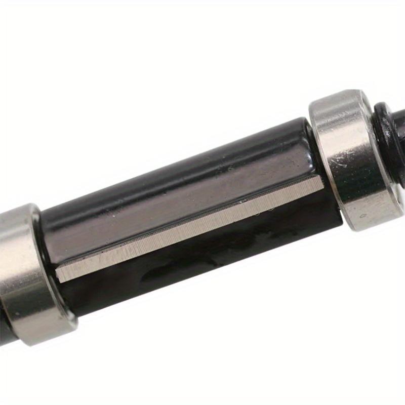 2pc Flush Trim Top & Bottom Bearing Router Bit - 1/4" Shank - Woodworking Tool Tenon Cutter for Woodworking Tools Herramientas