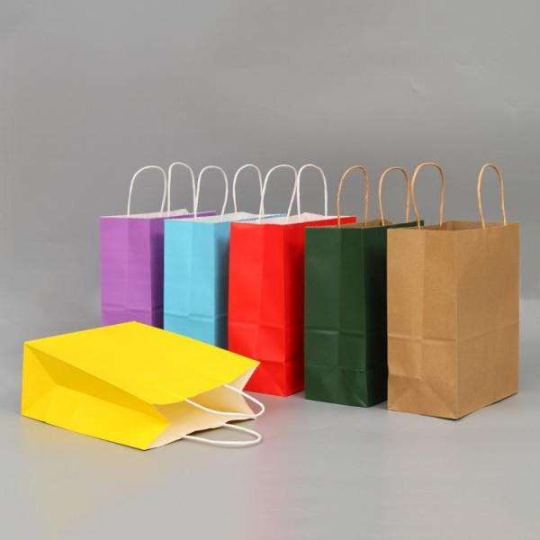 Buy 10 PCS Elegant Kraft Paper Bag with Handles for Wedding/birthday  Party/jewelry/clothessize 26x33x12cm Yellow at affordable prices — free  shipping, real reviews with photos — Joom