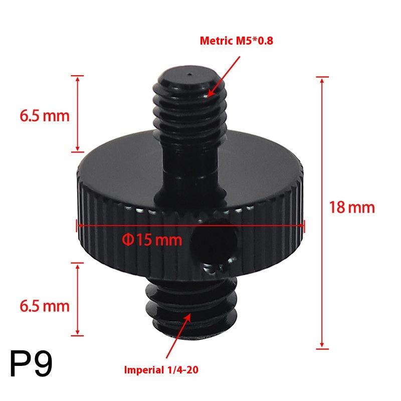 Thread Reinforce Camera Conversion Screw Adapter For Camera Tripod Ballhead Projector Bracket - 1/4 To 3/8 M4 M5 M6 M8 M10