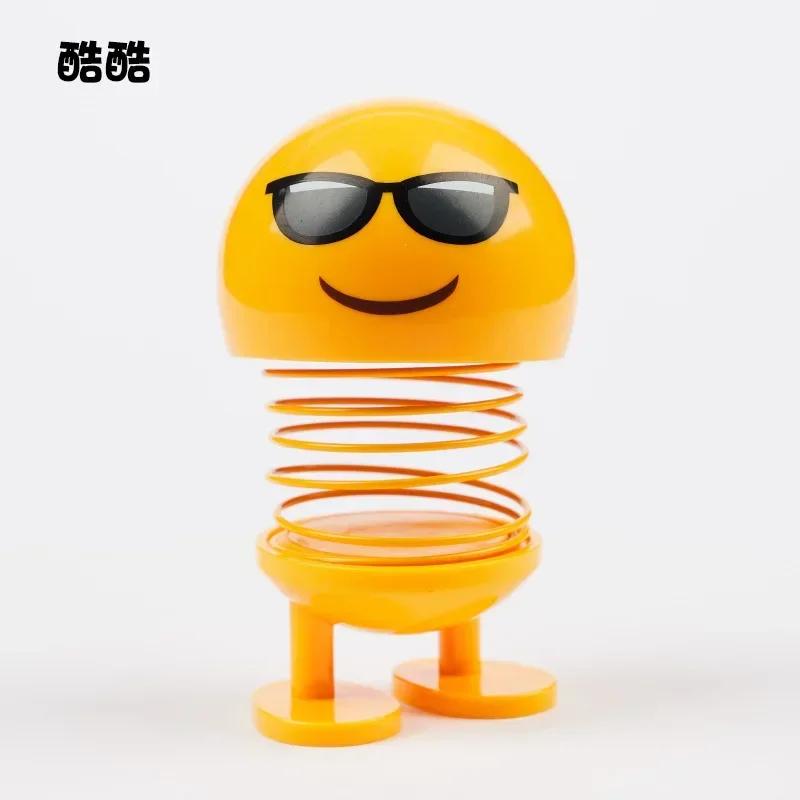 Cute Shaking Head Doll for Car - Fun Interior Ornament, Creative Sticker & Small Toy Accessory for Vehicle Dashboard Decoration