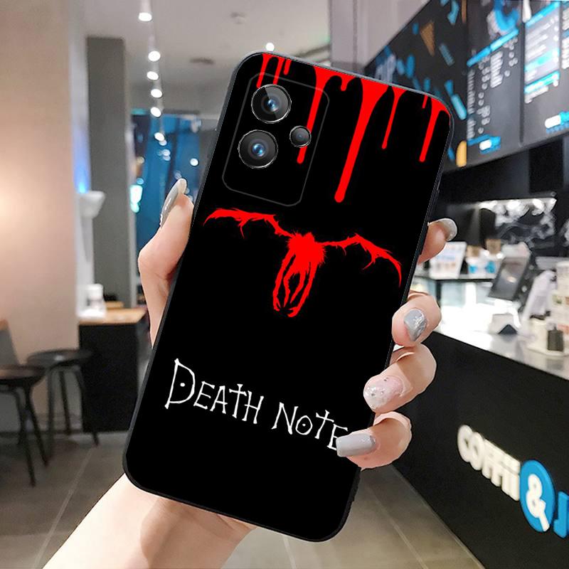 Anime Death Note Phone Case for OPPO Realme 11 10 Pro Plus Realme C55 C30 C25S C53 C35 C21 C33 C31 GT 2 Pro X2 Pro C21Y