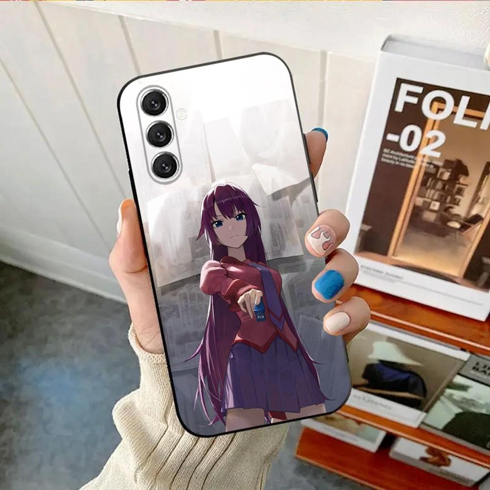 monogatari series Phone Case For Samsung Galaxy A13,A21s,A22,A31,A32,A52,A53,A71,A80,A91 Soft Black Shell