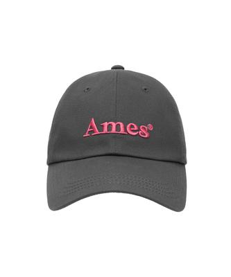 AMES-WORLDWIDE Basic Logo Ball Cap Charcoal