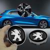 PEUGEOT Kryty kol Auto Krytky středů kol Lebka Samolepka na kryt kola Personalizovaná hliníková samolepka na pneumatiku Dekorace Příslušenství k pneumatikám