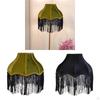 Lampshade, Elegant, Classic, Decorative And Retro, Adorned with Tassels, for Office, Bedside Table,