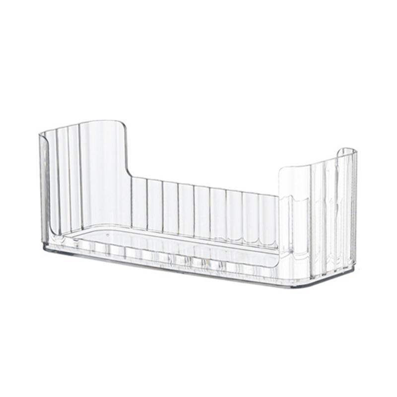 652F Clear Makeup Storage Bathroom Cosmetic Organize Luxurious Clear Makeup Case PET+PS Cosmetic Organizing Case