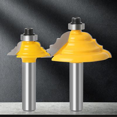 Molding Router Bit Wear Resistant High Precision Heat Resistant 8mm Shank Cabinet Door