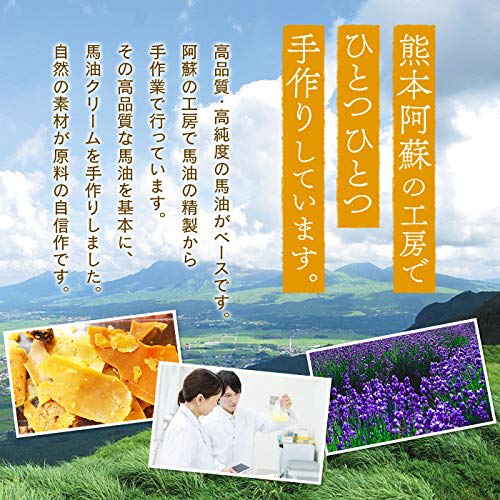 Banshodo Horse Oil Hand Cream (30g) - Sensitive Skin, Mint Essential Oil, Moisturizing, Additive-Free, Made In Japan