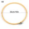 9 Styles Bamboo Frame Embroidery Hoop Ring Diy Embroidery Painting Cross Stitch Kit Round Bamboo Frame Sewing Tools Home Decor