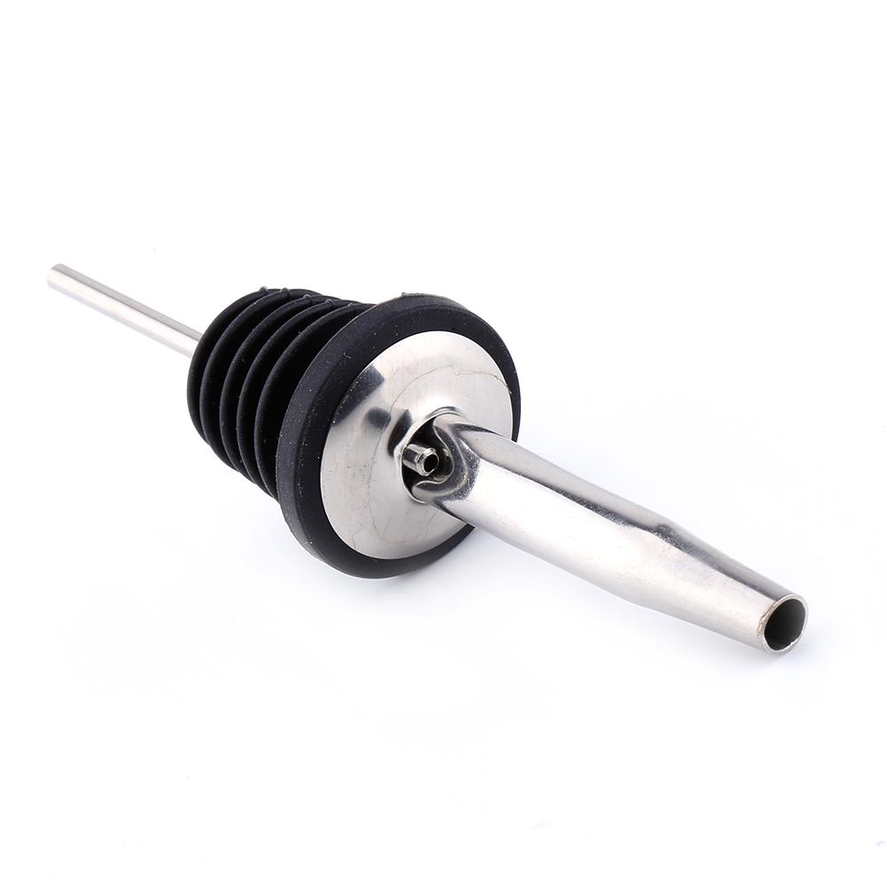 Stainless Steel Vented Pourer Liquor Bottle Spout Stopper Red Wine Dispenser for Kitchen Supplies