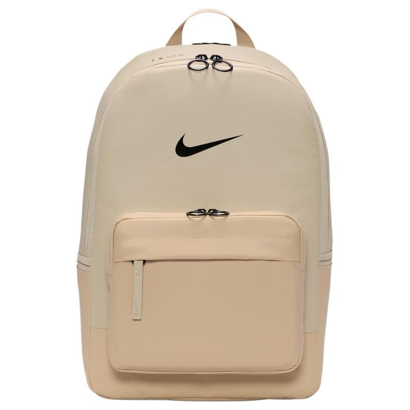 Nike Heritage Fabric Backpack Tubas Unisex Desert Khaki & Black Casual DN3592-253