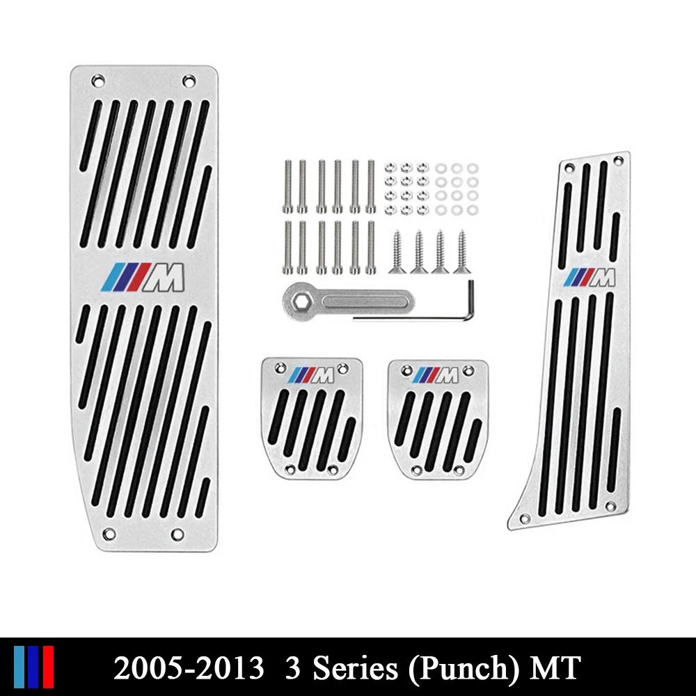 ITTH1 3 Pcs Brake Throttle Pedal Set for BMW 3 Series 2005-2025 Yeas E90 F30 G20 Stainless Steel Rubber Anti-Slip Pedal Car Accessorie