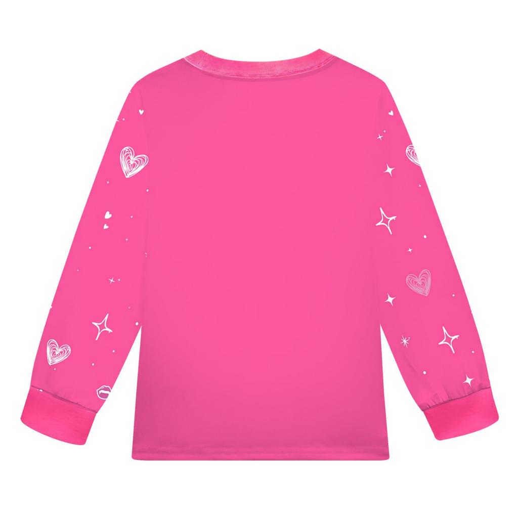 Children's Witch  Girls Printed Suit Long Sleeve Pants Suit